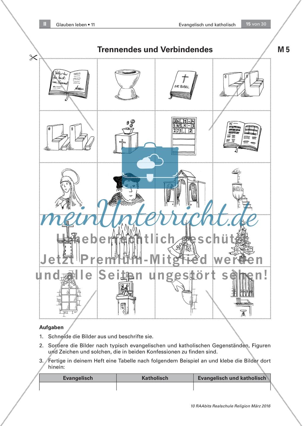 Evangelisch und Katholisch - Trennendes und Verbindendes Preview 1