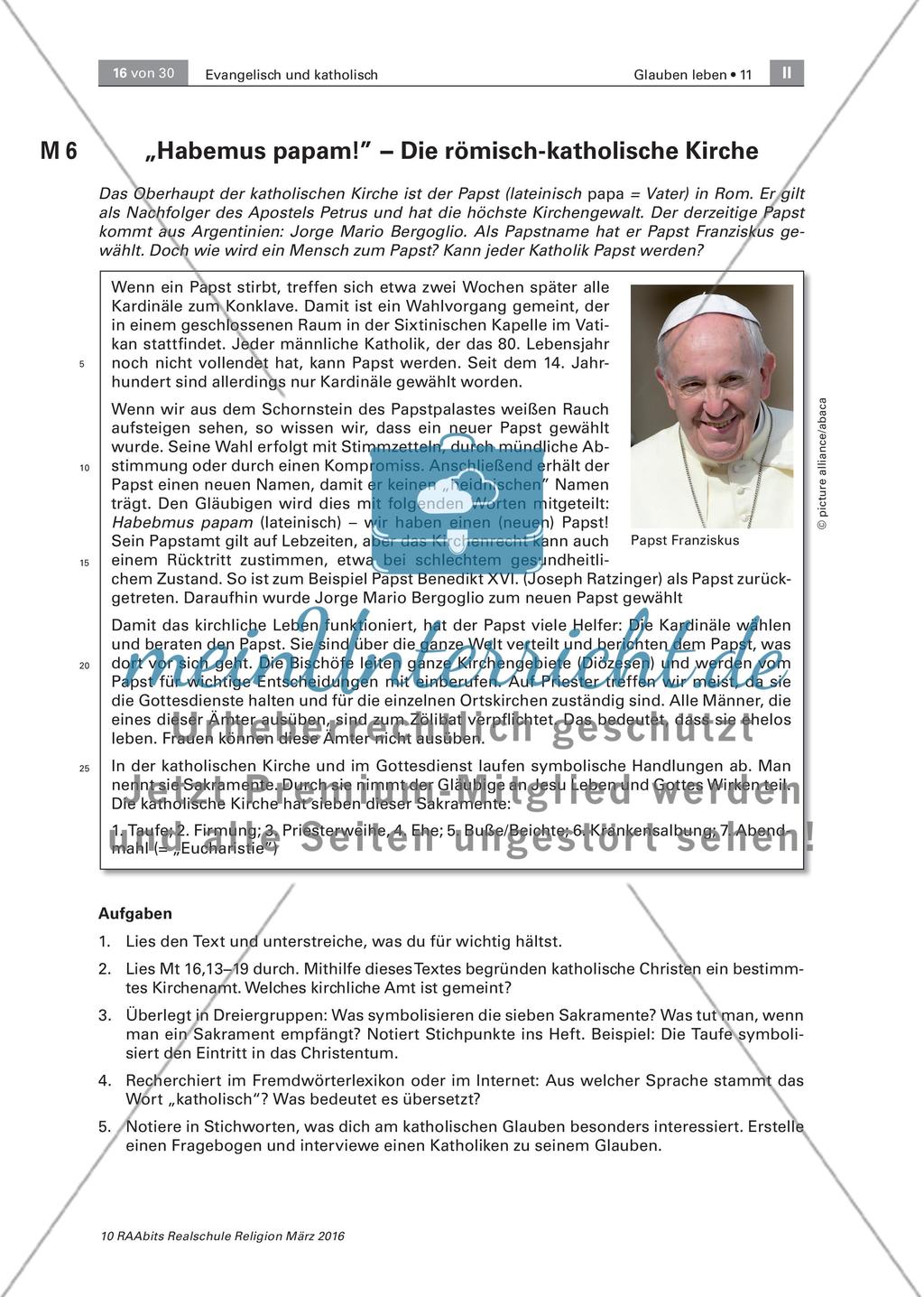 Evangelisch und Katholisch - Trennendes und Verbindendes Preview 2