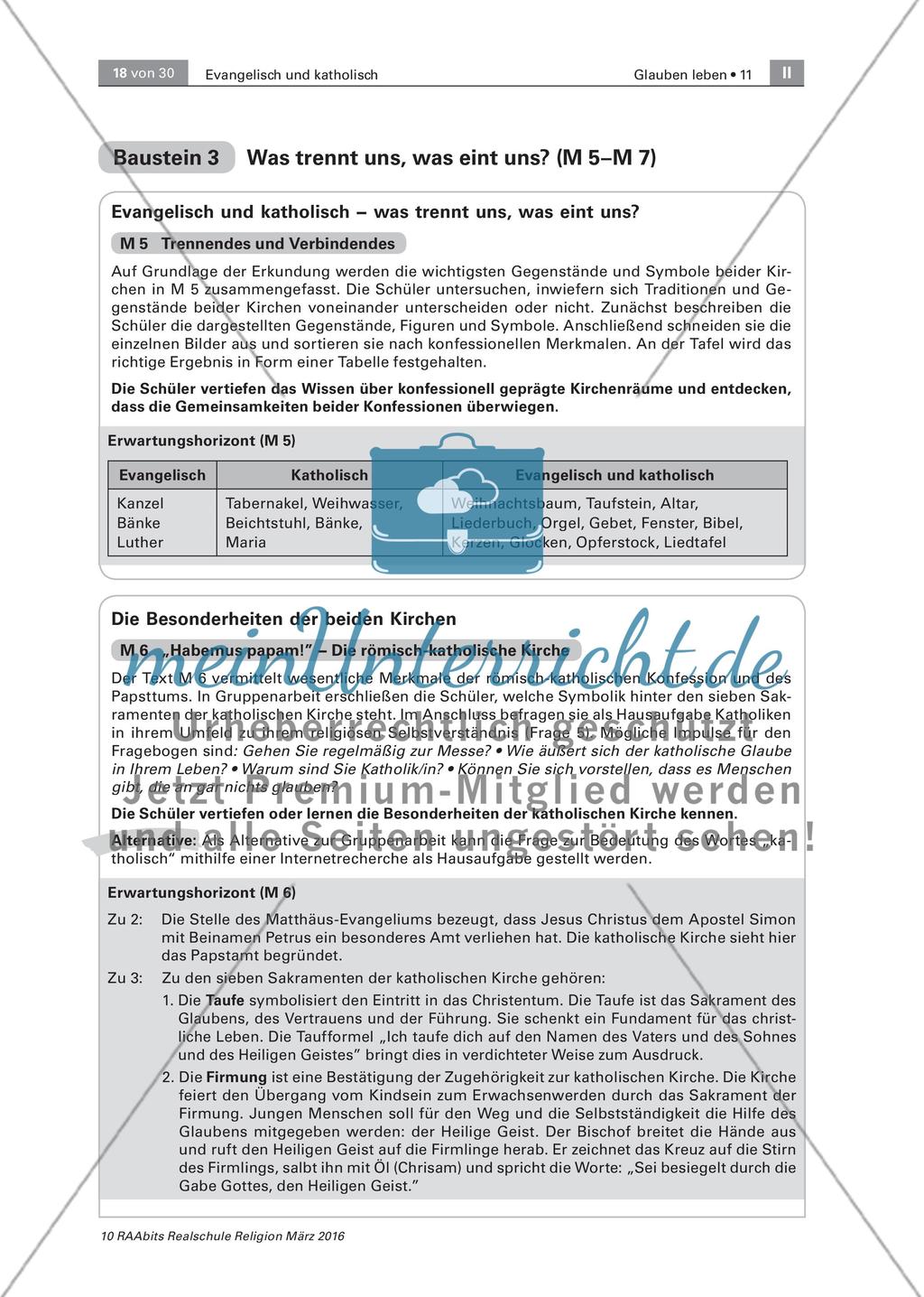 Evangelisch und Katholisch - Trennendes und Verbindendes Preview 4