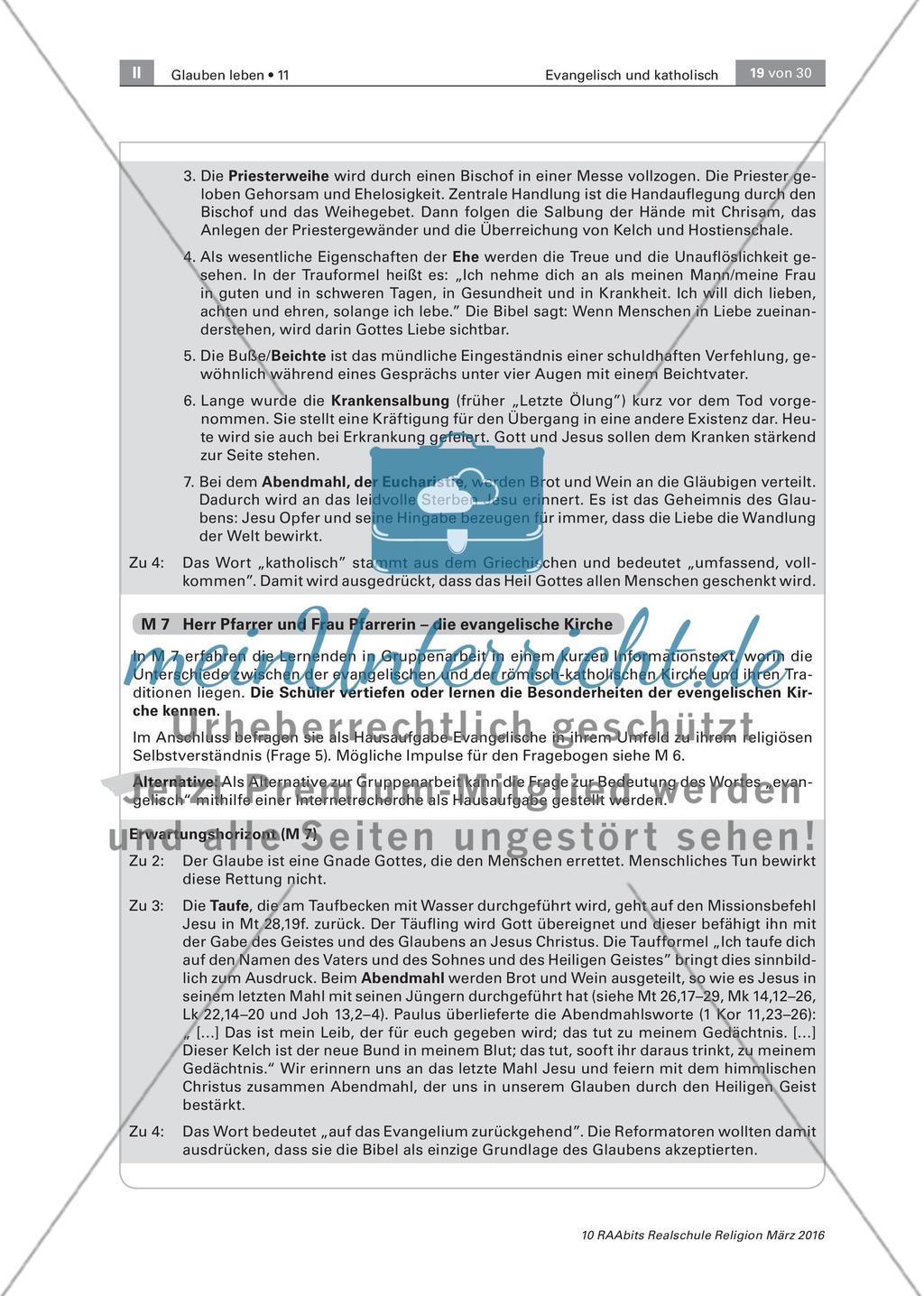 Evangelisch und Katholisch - Trennendes und Verbindendes Preview 5
