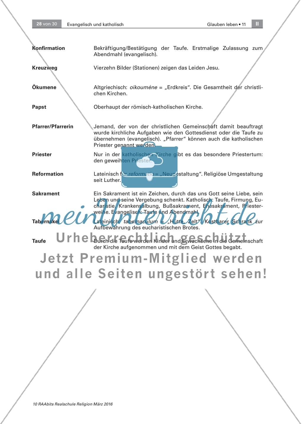 Ökumene - Gemeinschaft in Verschiedenheit Preview 6