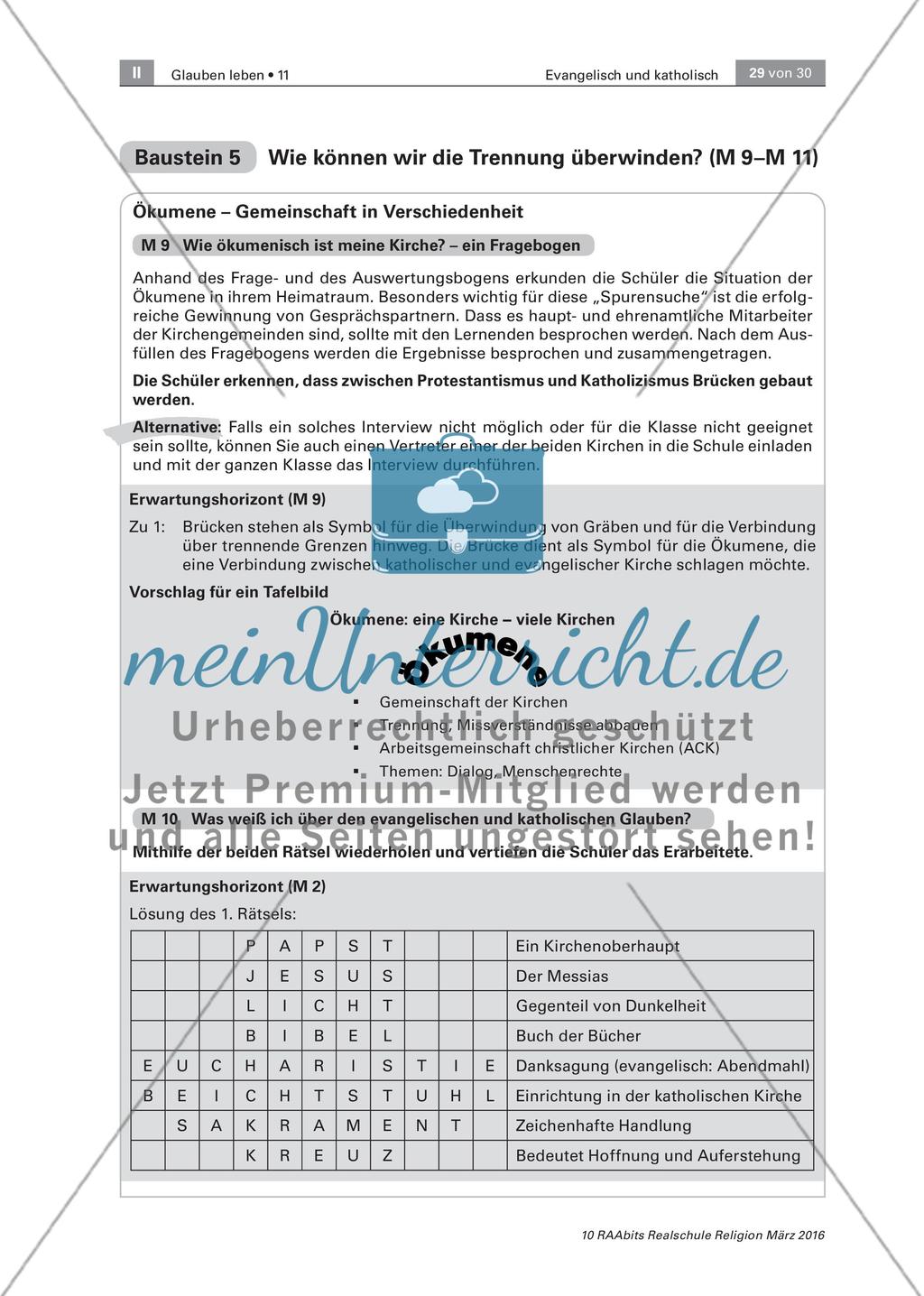 Ökumene - Gemeinschaft in Verschiedenheit Preview 7