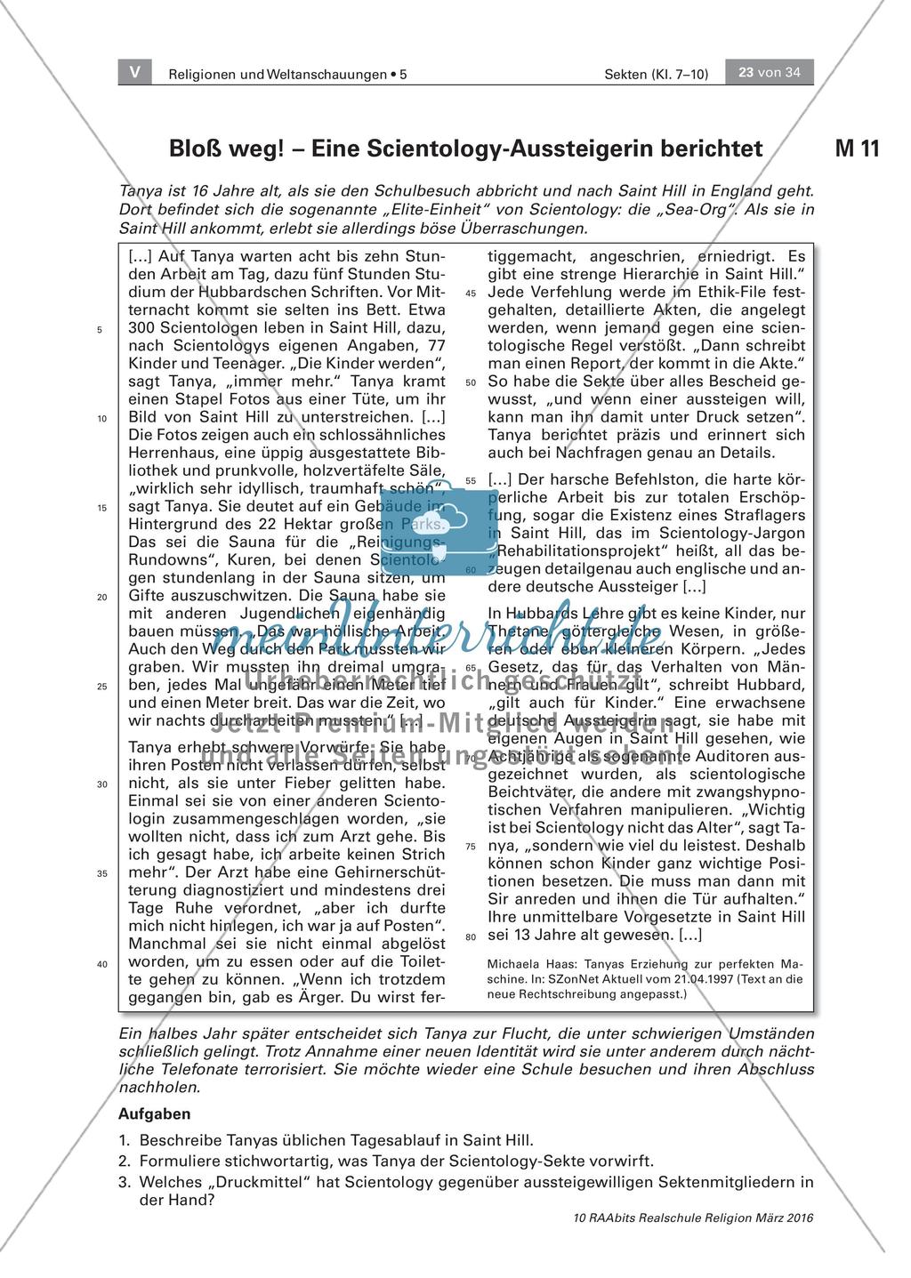 Religiöse Sondergemeinschaften Preview 5