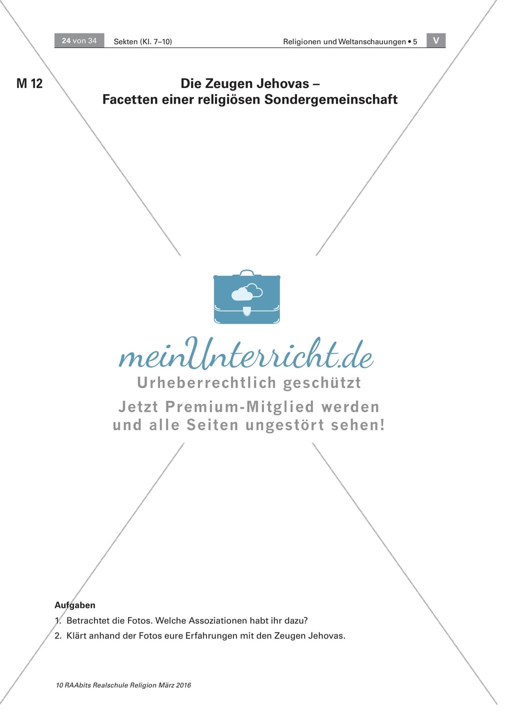 Religiöse Sondergemeinschaften Preview 7