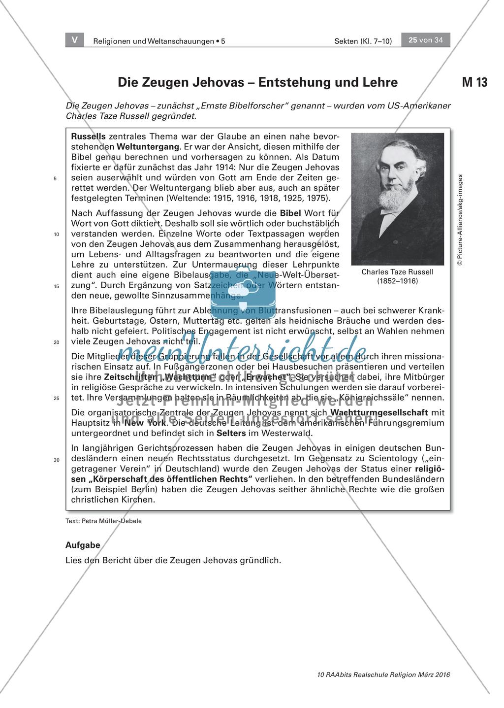 Religiöse Sondergemeinschaften Preview 8