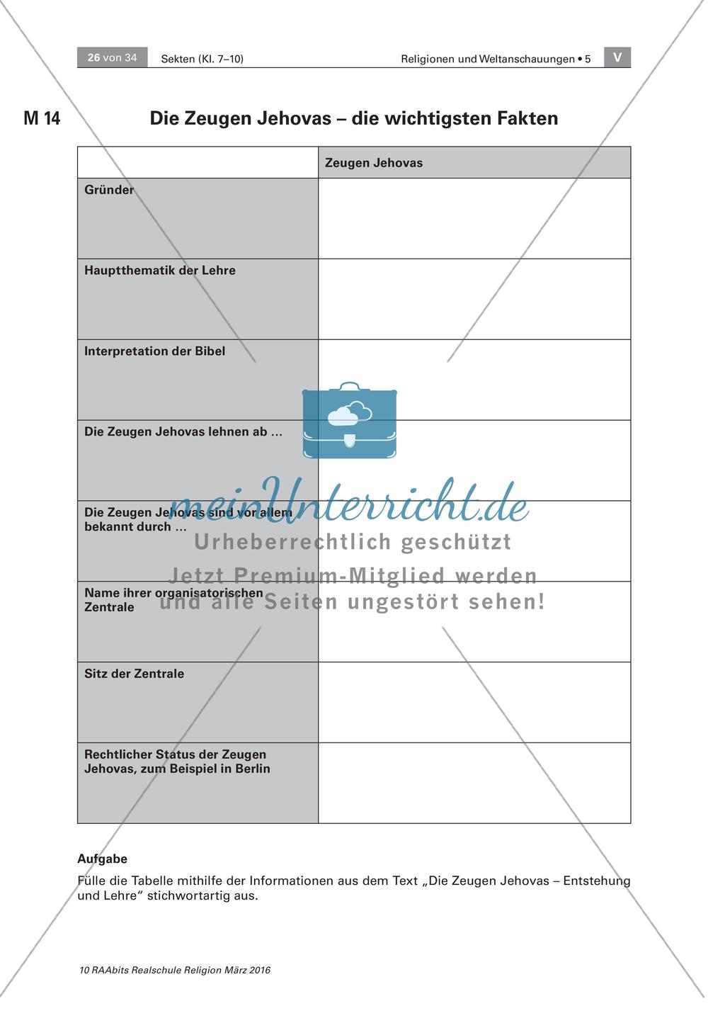 Religiöse Sondergemeinschaften Preview 9