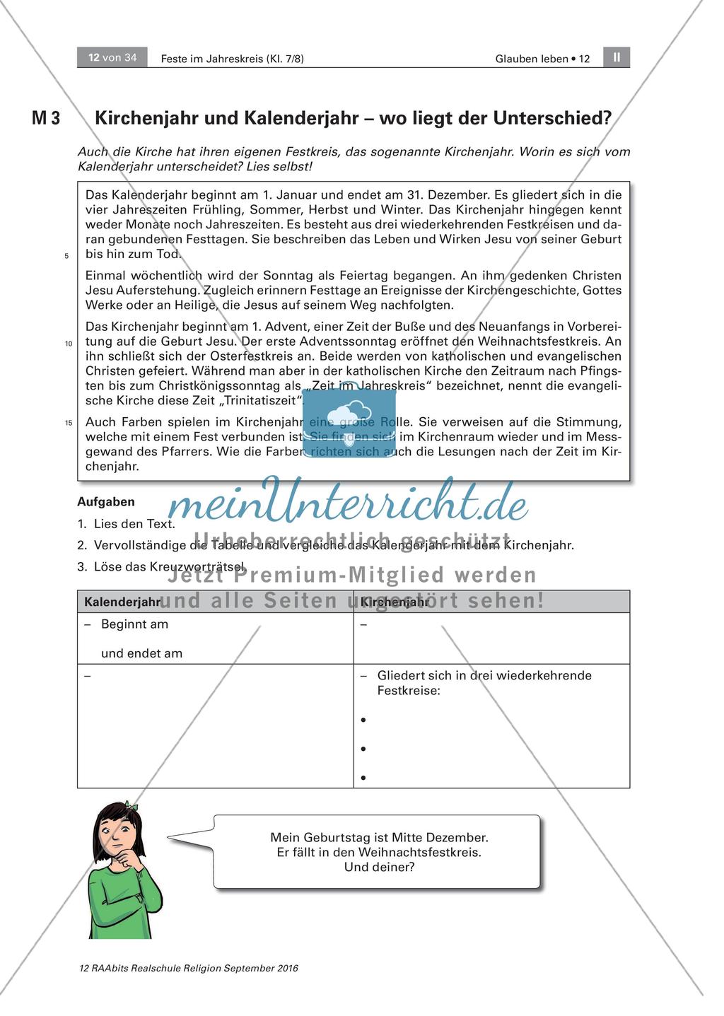Das Kirchenjahr: Christlicher Festkreis Preview 1