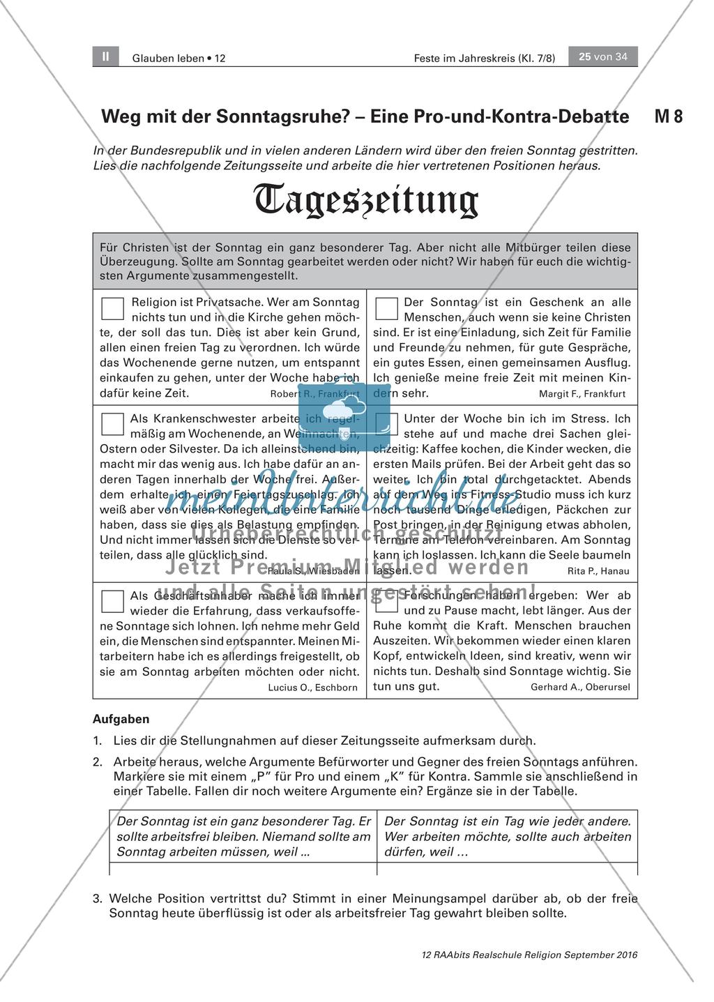 Sabbat und christlicher Sonntag Preview 1