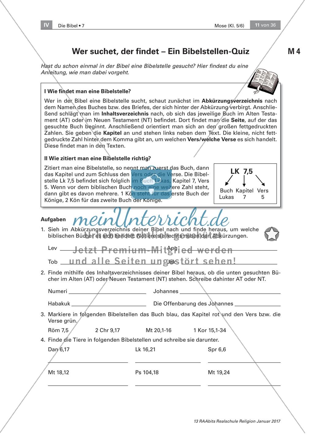 Leben der Israeliten und Bibelarbeit Preview 4