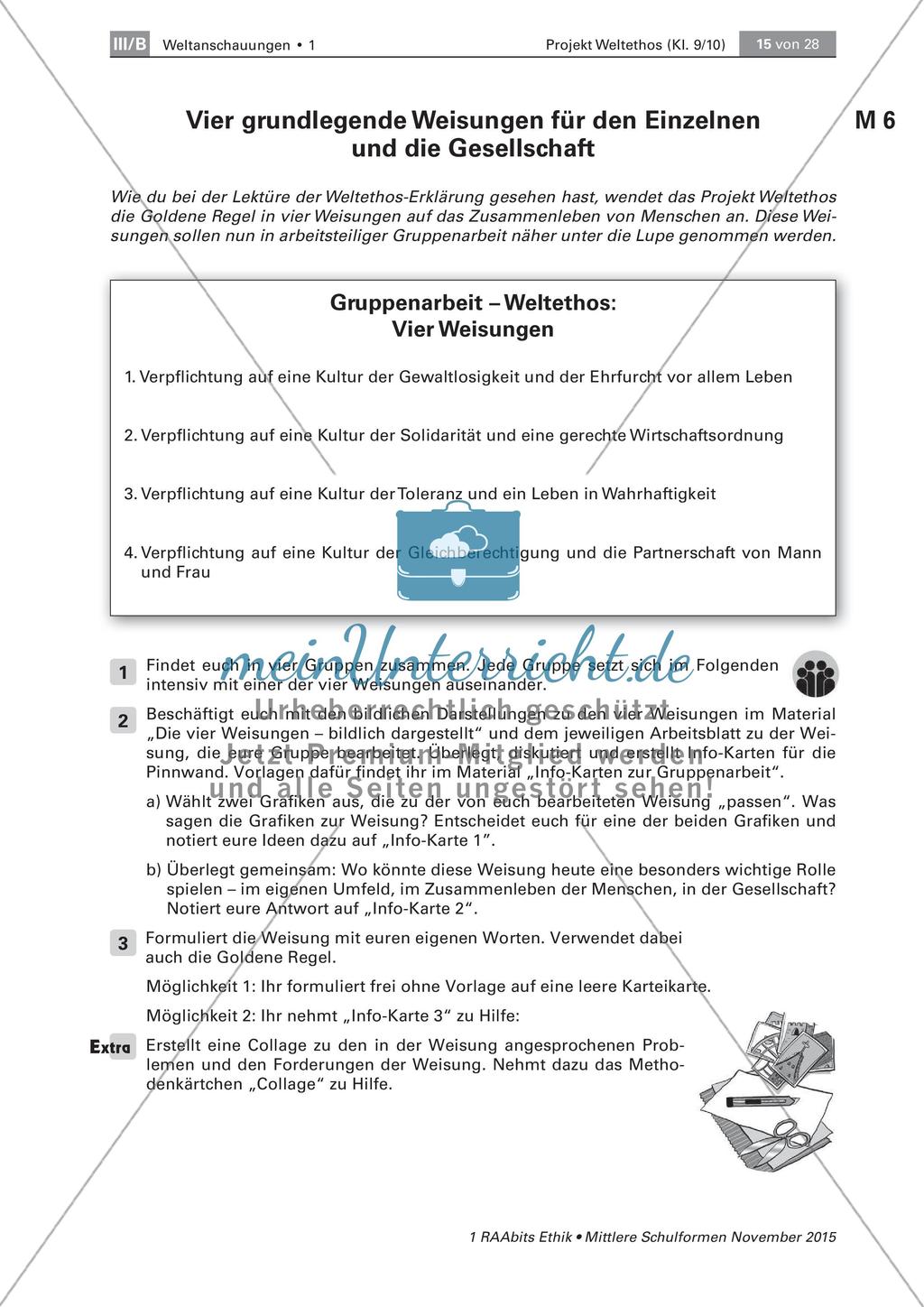Die Erklärung des Weltethos Preview 4