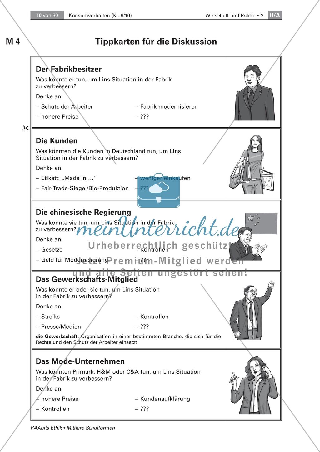 Arbeitsbedingungen in einer Textilfabrik Preview 5