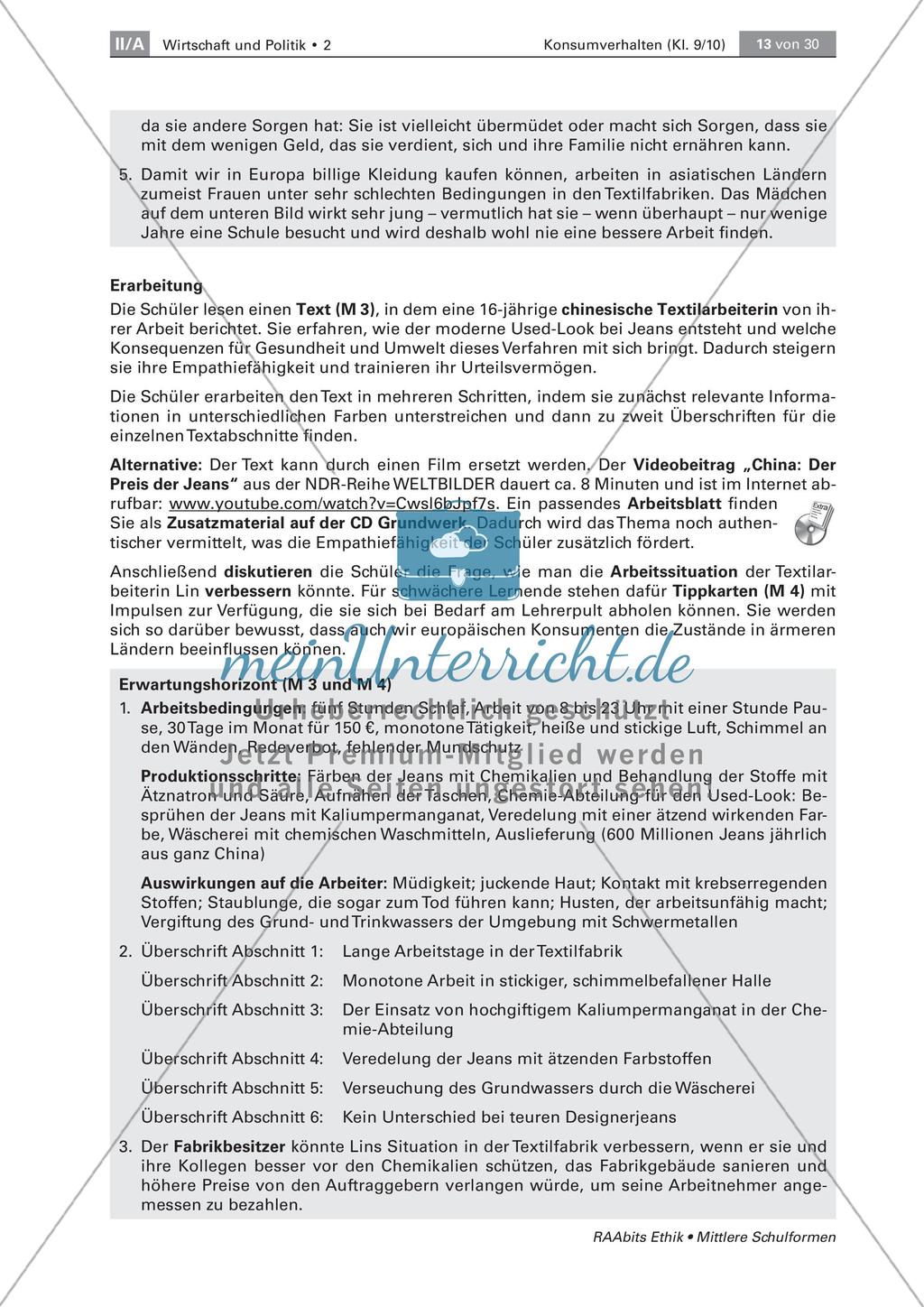 Arbeitsbedingungen in einer Textilfabrik Preview 8