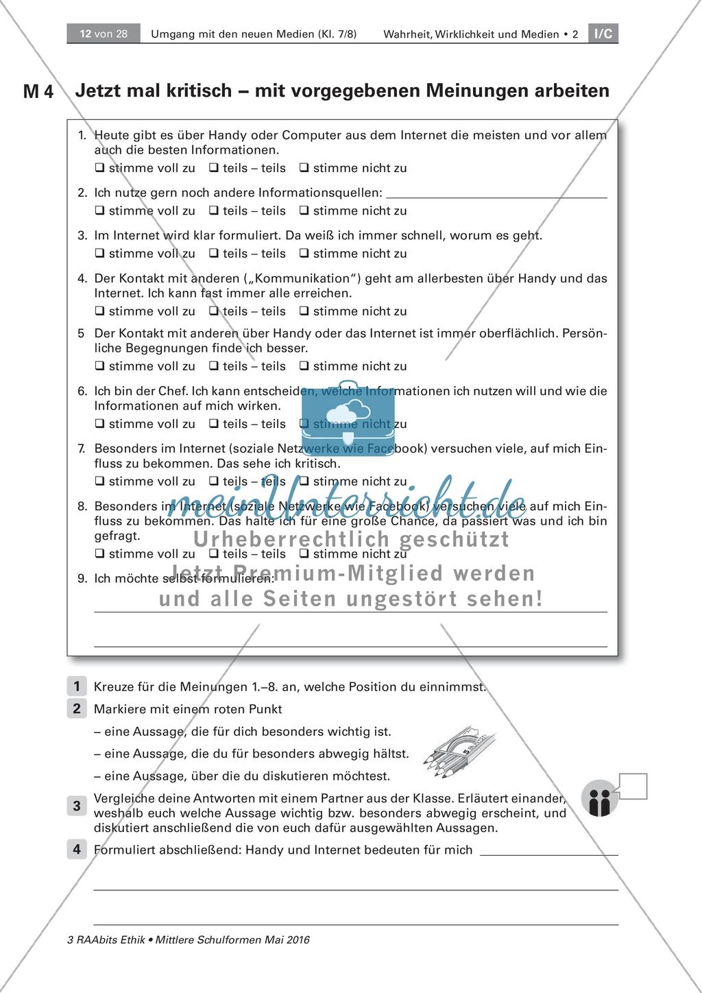 Kritik an Mediengewohnheiten Preview 1