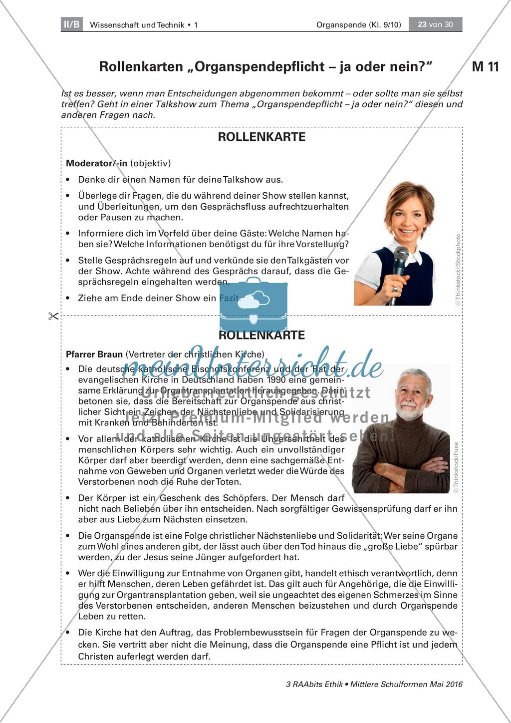 Organspendepflicht und individuelle Entscheidung Preview 2