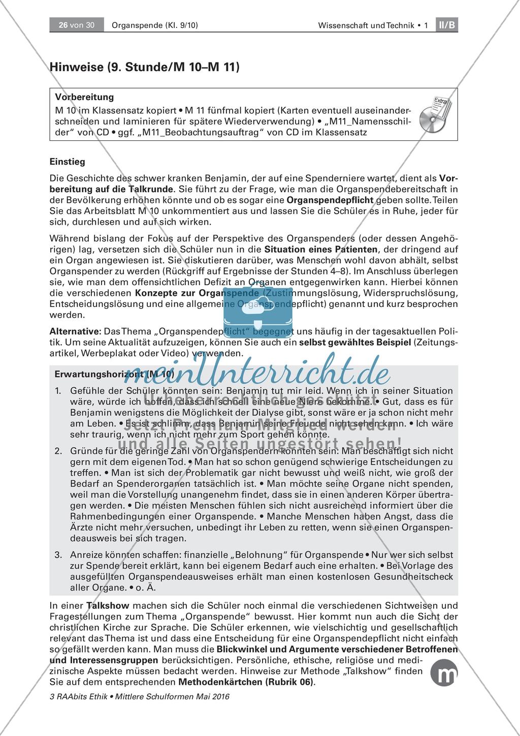 Organspendepflicht und individuelle Entscheidung Preview 5