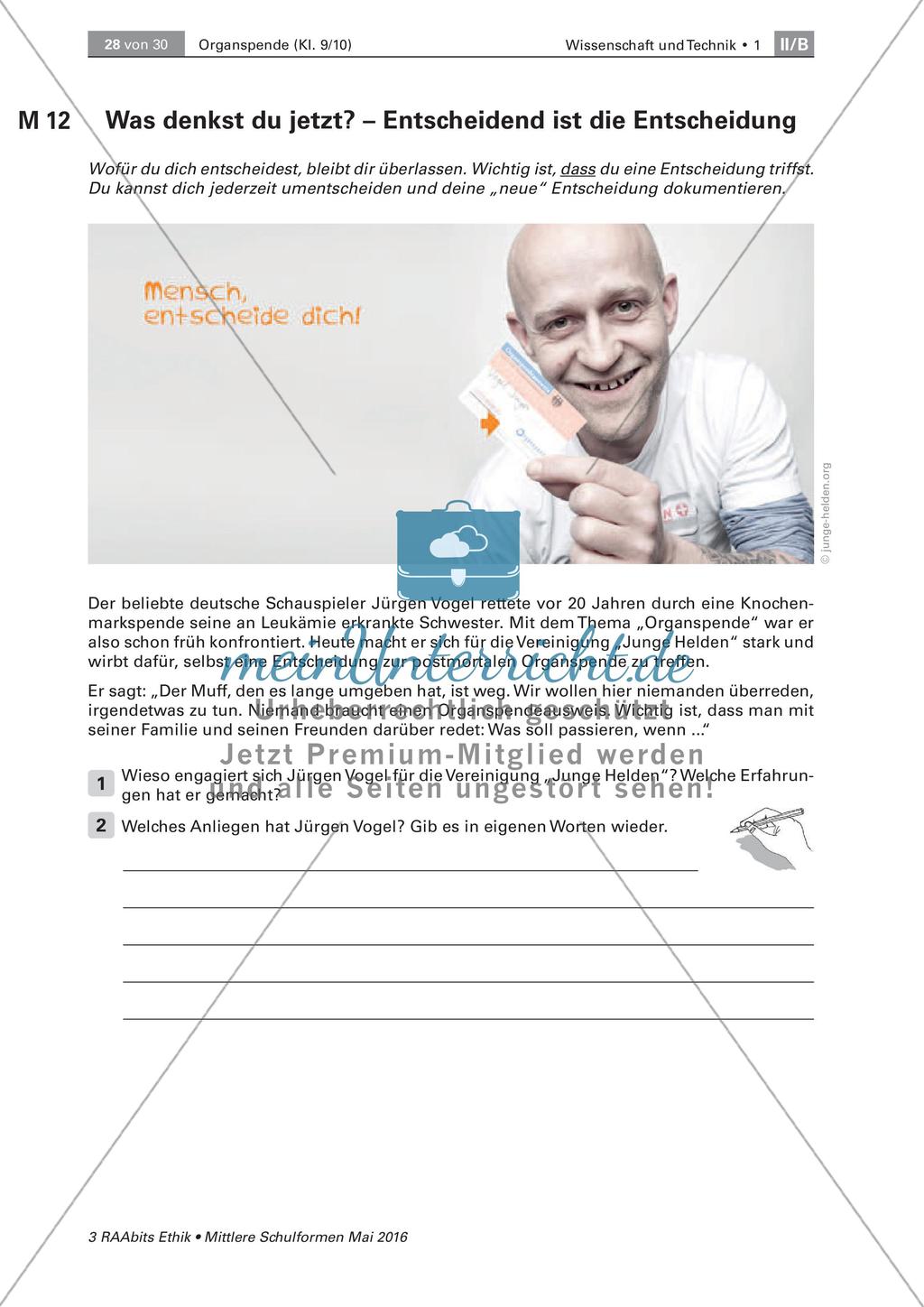 Organspendepflicht und individuelle Entscheidung Preview 7