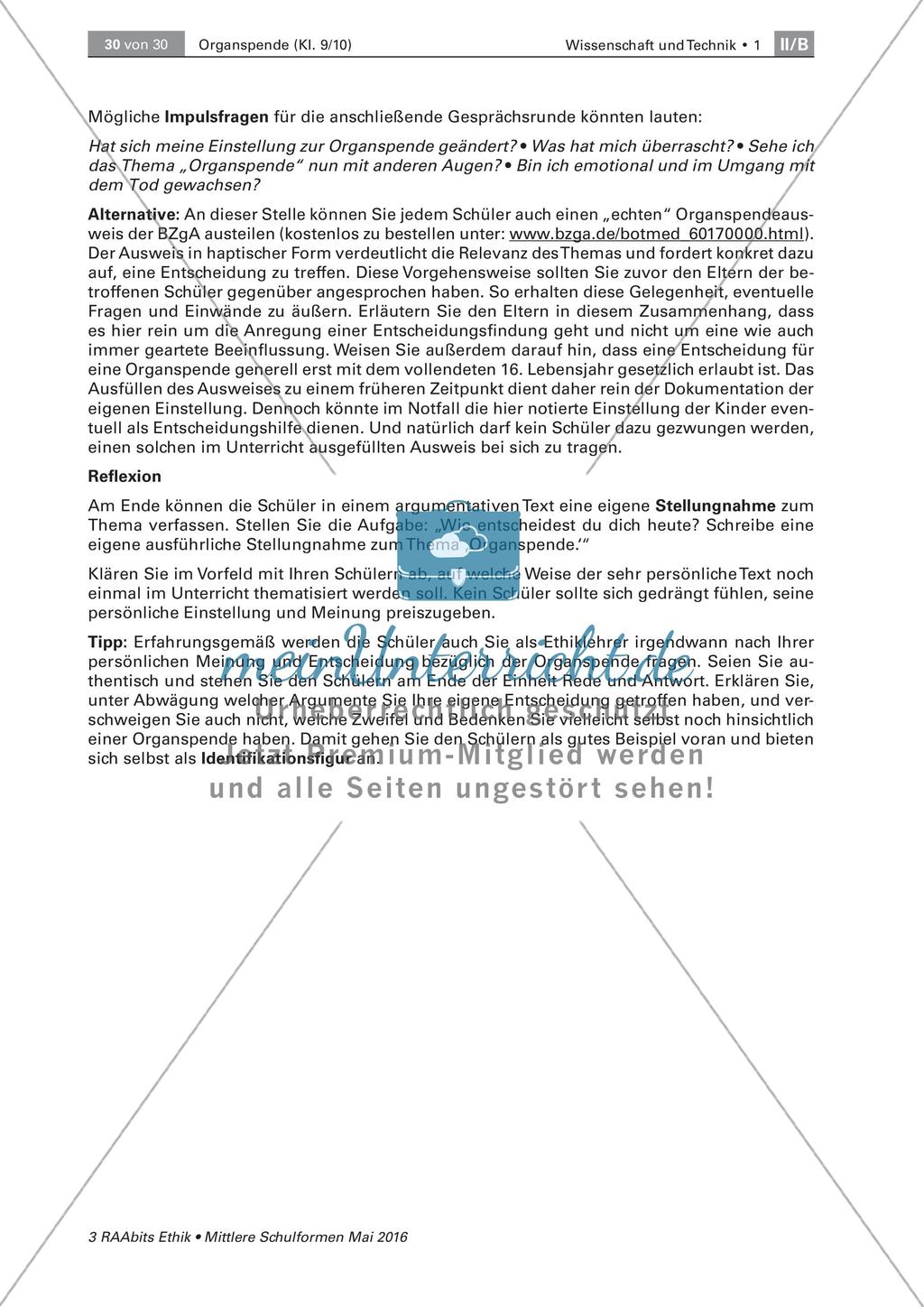 Organspendepflicht und individuelle Entscheidung Preview 9