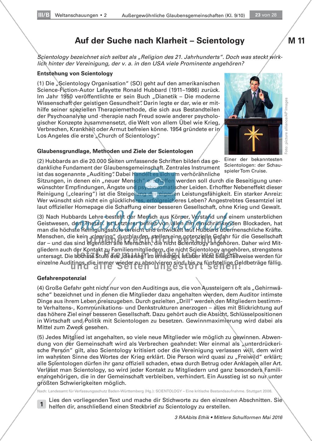 Vorstellung von Glaubensgemeinschaften Preview 5