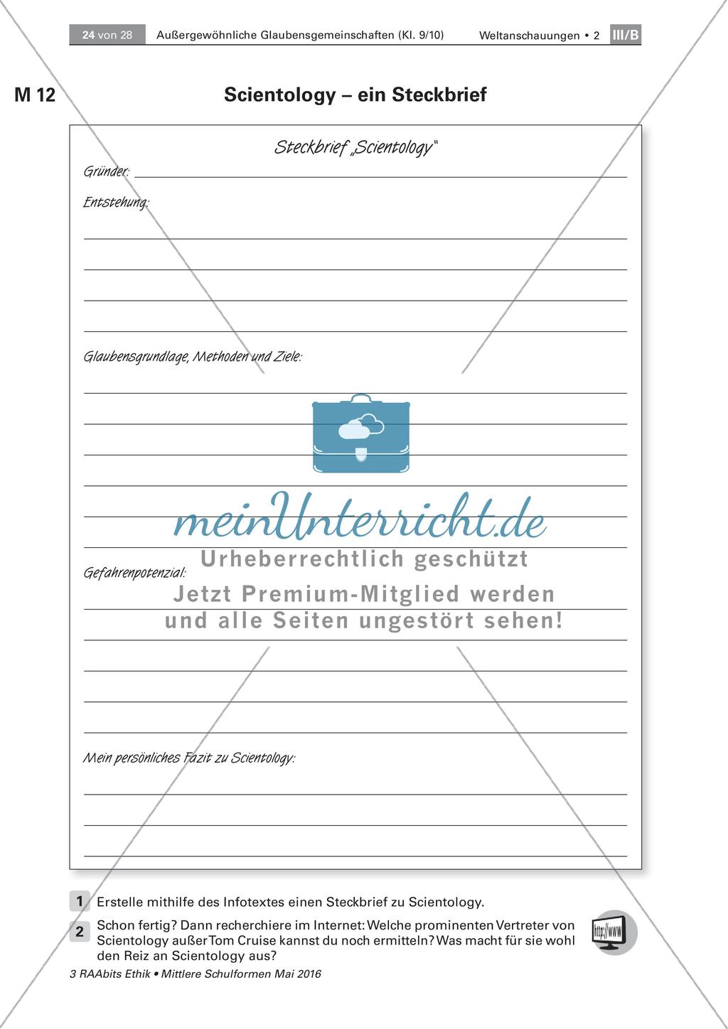 Vorstellung von Glaubensgemeinschaften Preview 6