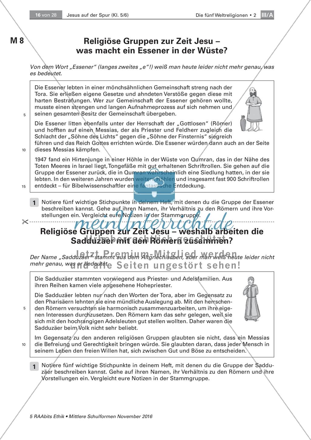 Religiöse Gruppen zur Zeit Jesu Preview 4