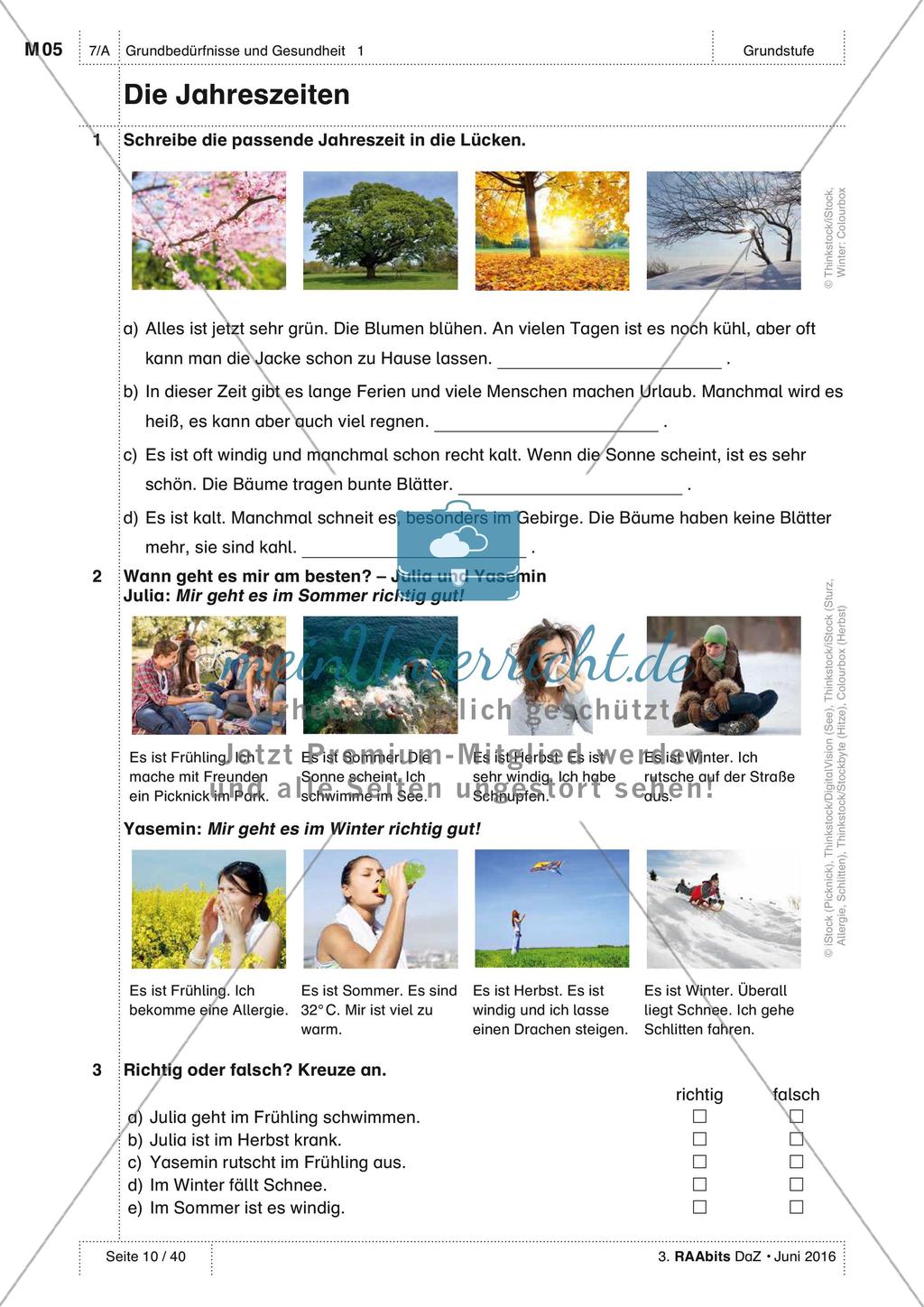 Körperteile und Befinden - Einführung des Wortschatzes Preview 5
