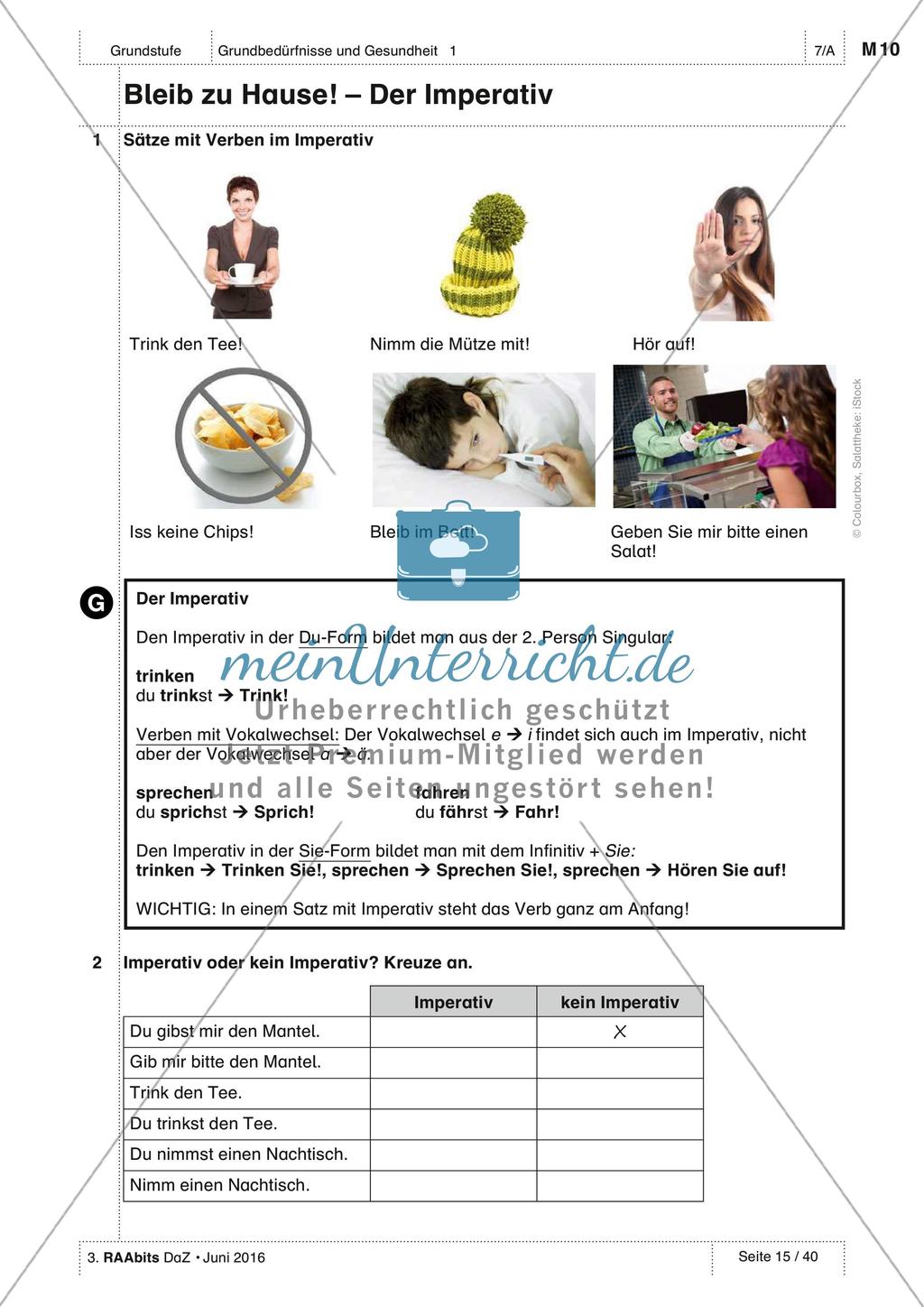 Körperteile und Befinden - Üben und Anwenden des Wortschatzes Preview 4