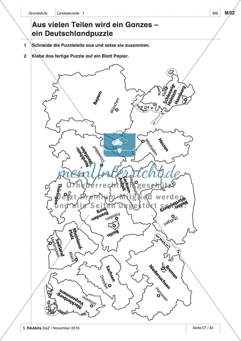 Das ist Deutschland - Einführung des Wortschatzes Preview 2