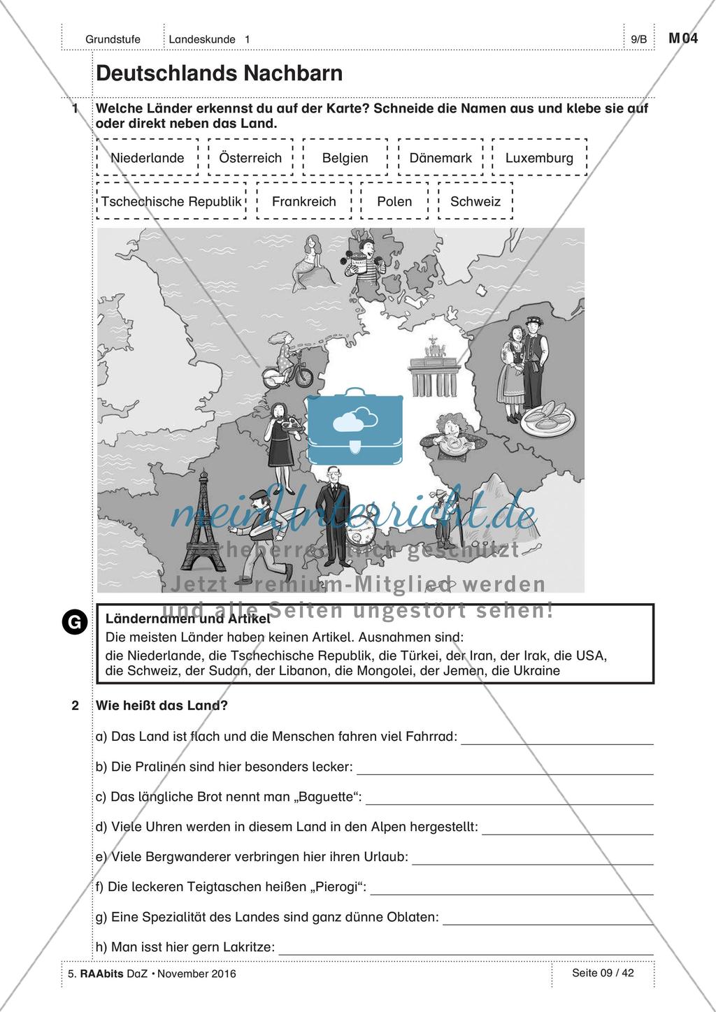 Das ist Deutschland - Einführung des Wortschatzes Preview 4
