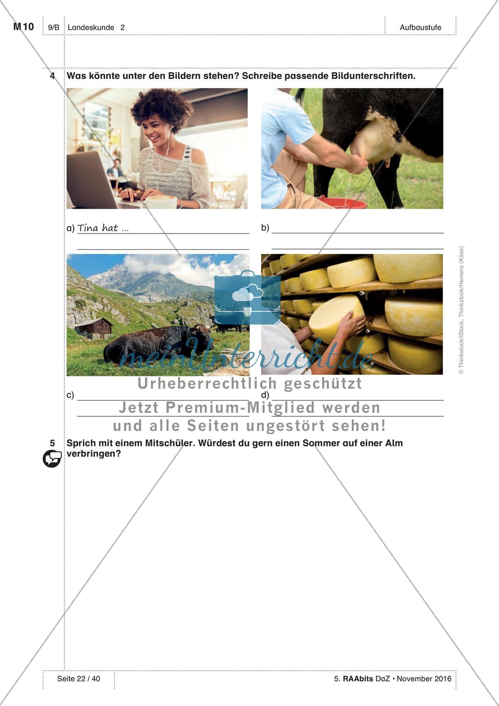 Landeskunde - Üben und Anwenden des Wortschatzes Preview 13