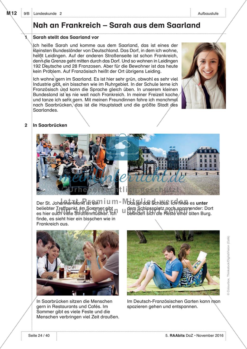 Landeskunde - Üben und Anwenden des Wortschatzes Preview 15