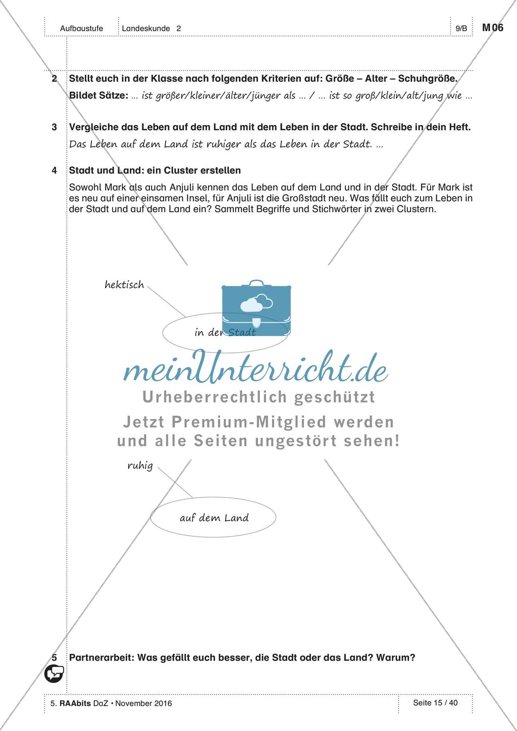 Landeskunde - Üben und Anwenden des Wortschatzes Preview 6