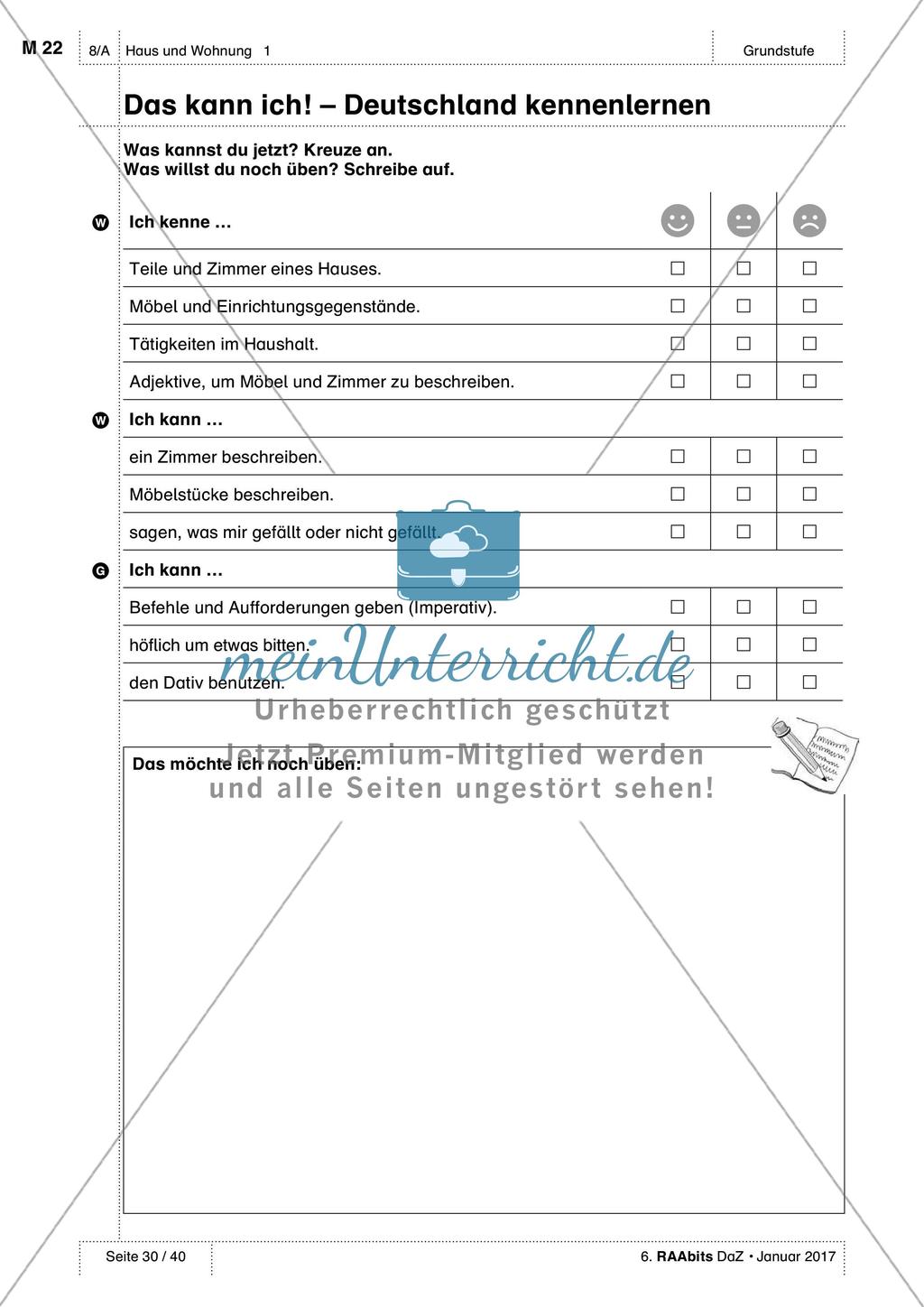 Haus und Wohnung - Test und Selbsteinschätzung Preview 3
