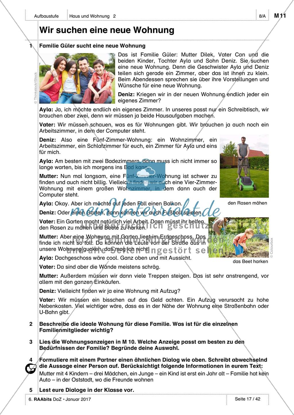 Unser neues Zuhause - Üben und Anwenden des Wortschatzes Preview 4