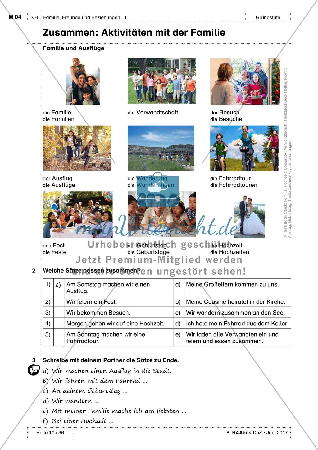 Familie, Freunde und Beziehungen - Einführung des Wortschatzes Preview 4