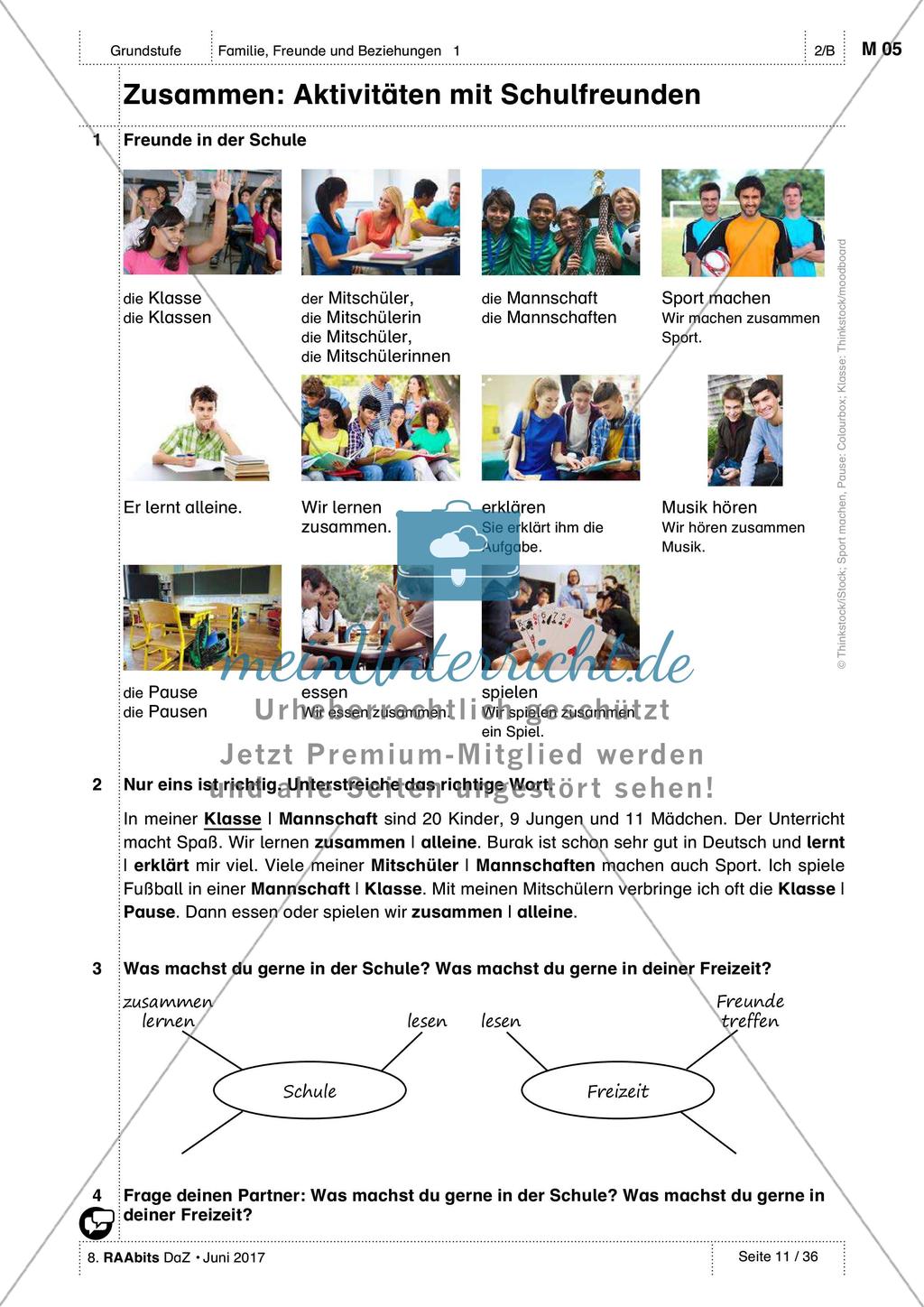 Familie, Freunde und Beziehungen - Einführung des Wortschatzes Preview 5