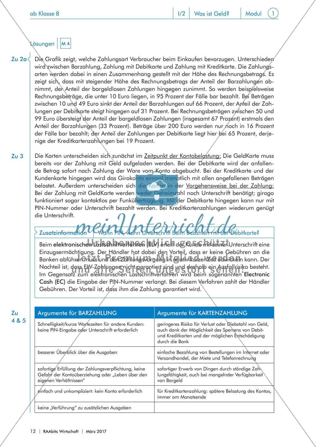 Grundlegendes zum Thema Geld Preview 11