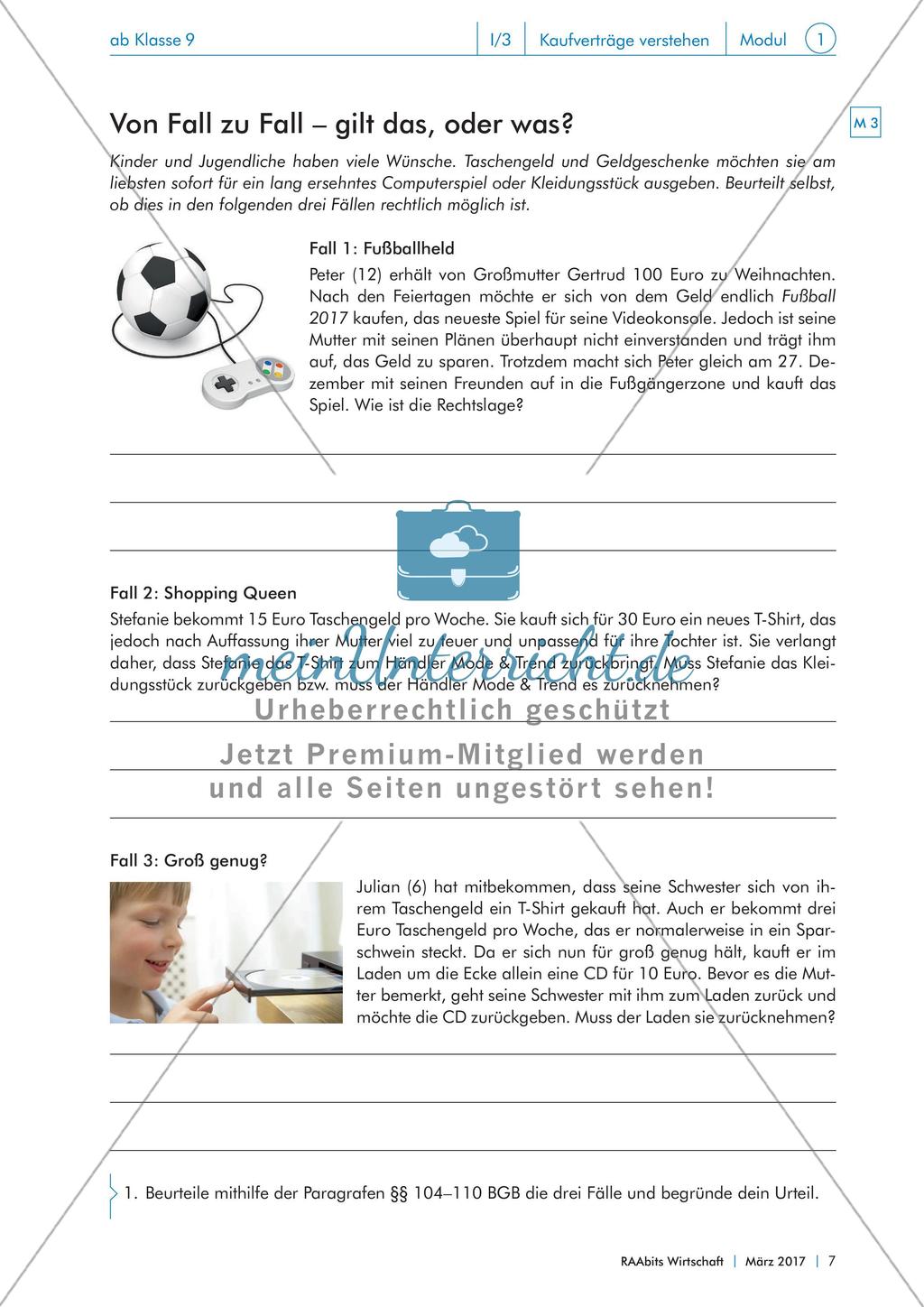 Grundwissen zur Geschäftsfähigkeit Preview 6