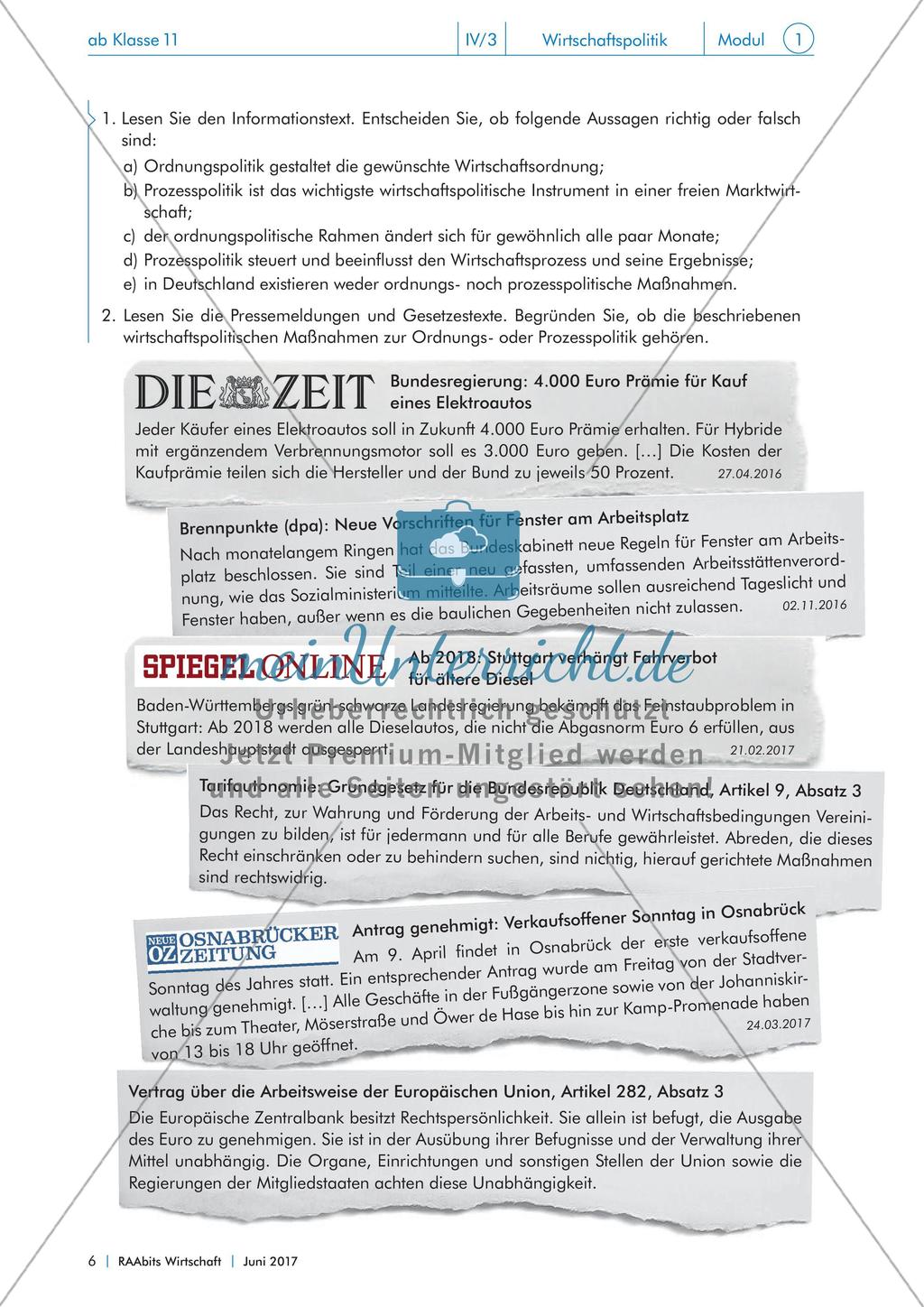 Die deutsche Wirtschaftspolitik Preview 5