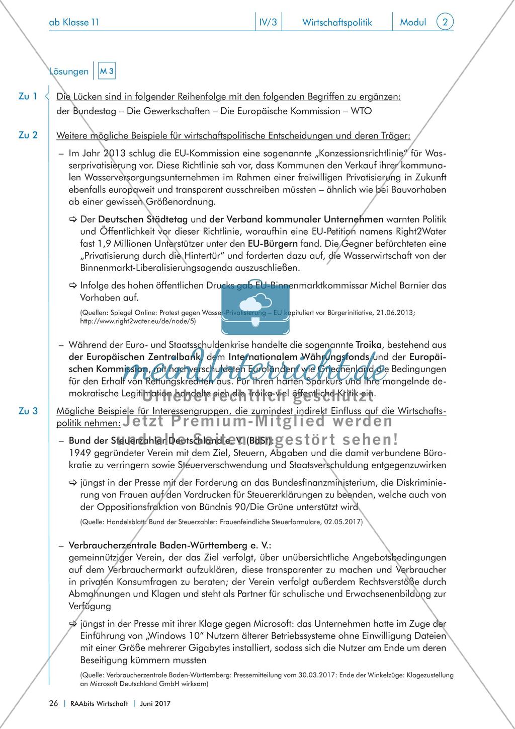 Wirtschaftspolitische Entscheidungen Preview 14