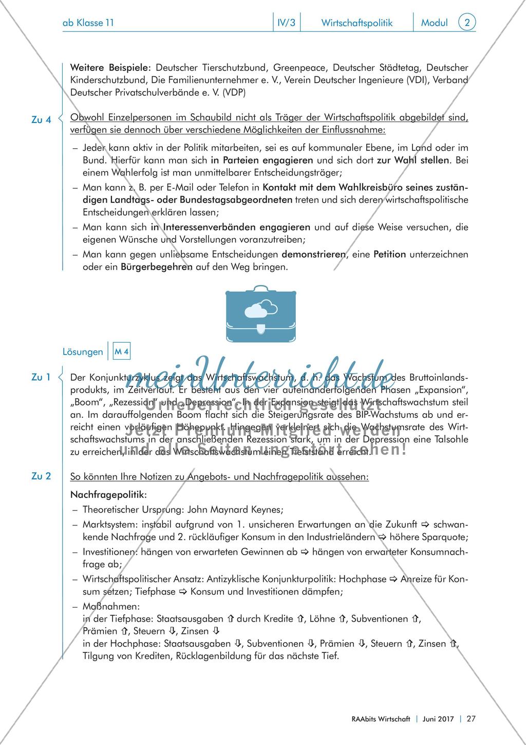 Wirtschaftspolitische Entscheidungen Preview 15