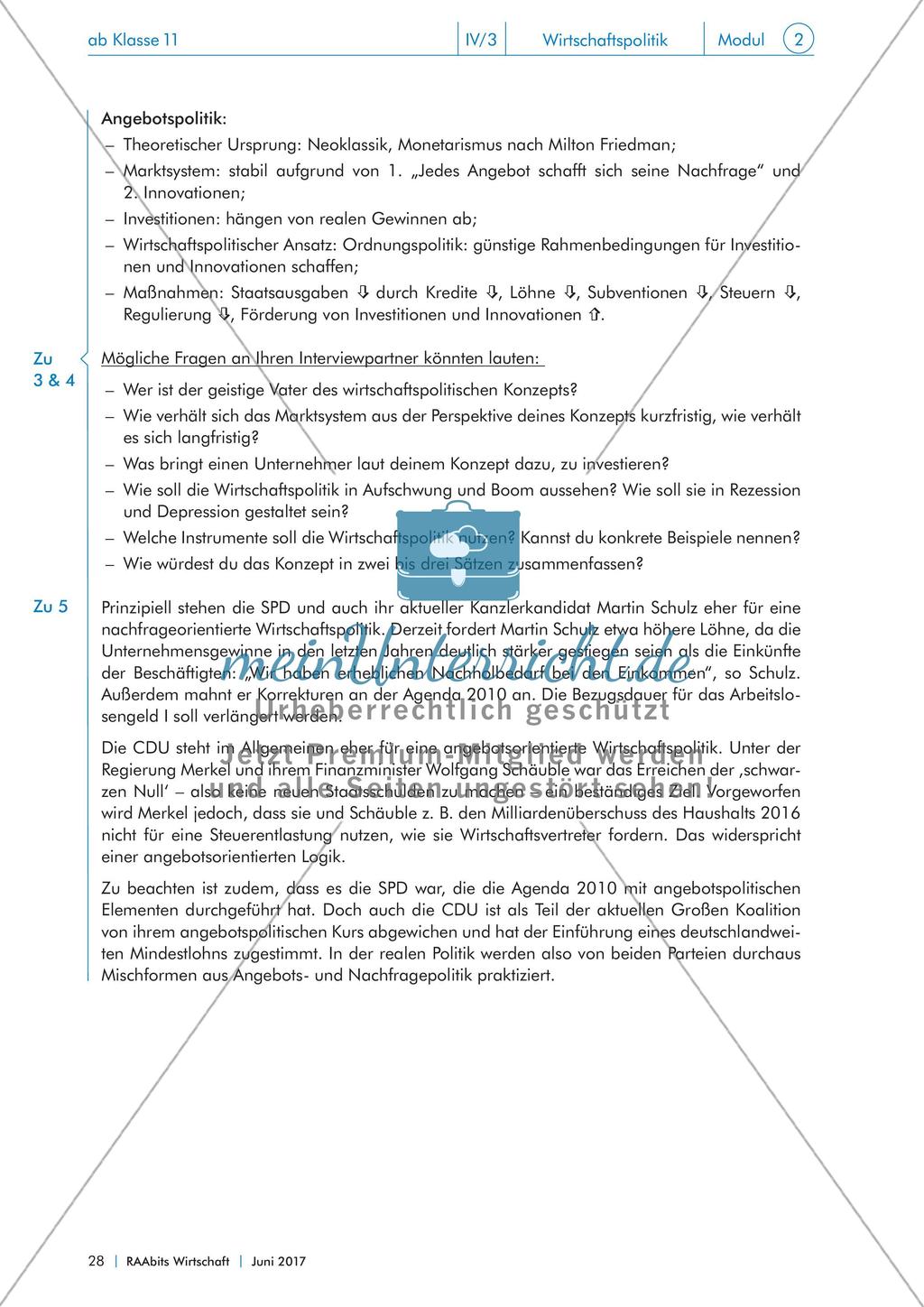 Wirtschaftspolitische Entscheidungen Preview 16