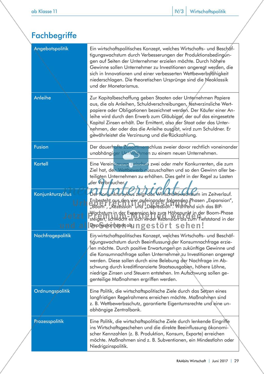 Wirtschaftspolitische Entscheidungen Preview 17