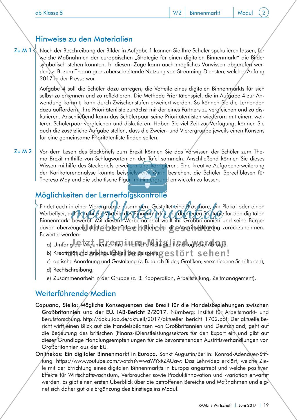 Die Zukunft des Binnenmarkts Preview 2