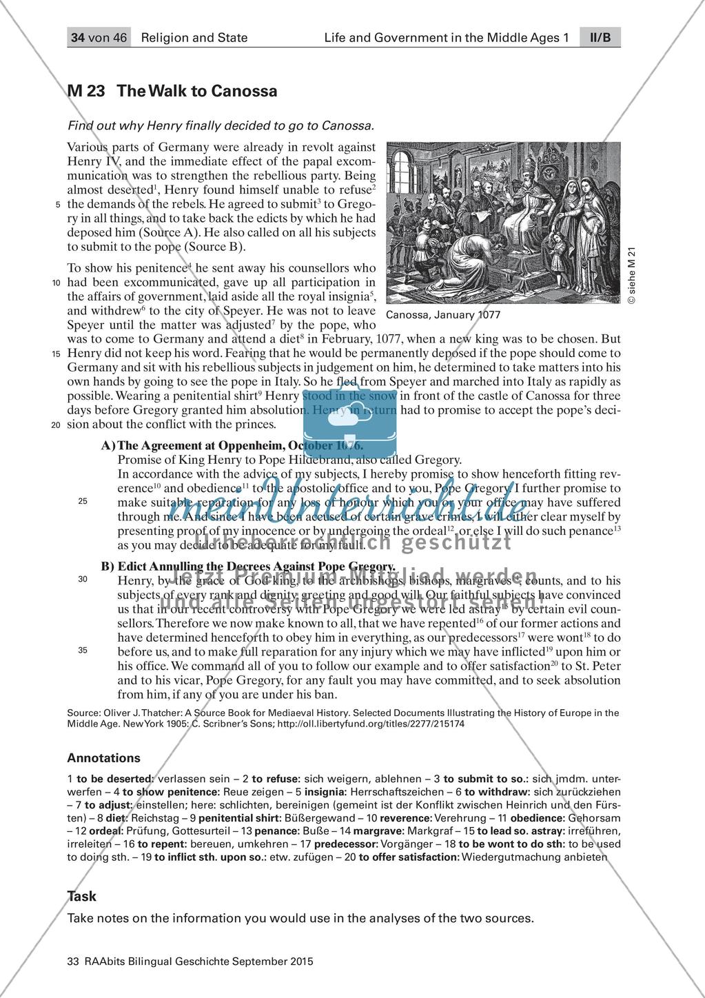 Christian World in the Middle Ages: Verhältnis von Kirche und Staat und Investiturstreit Preview 16