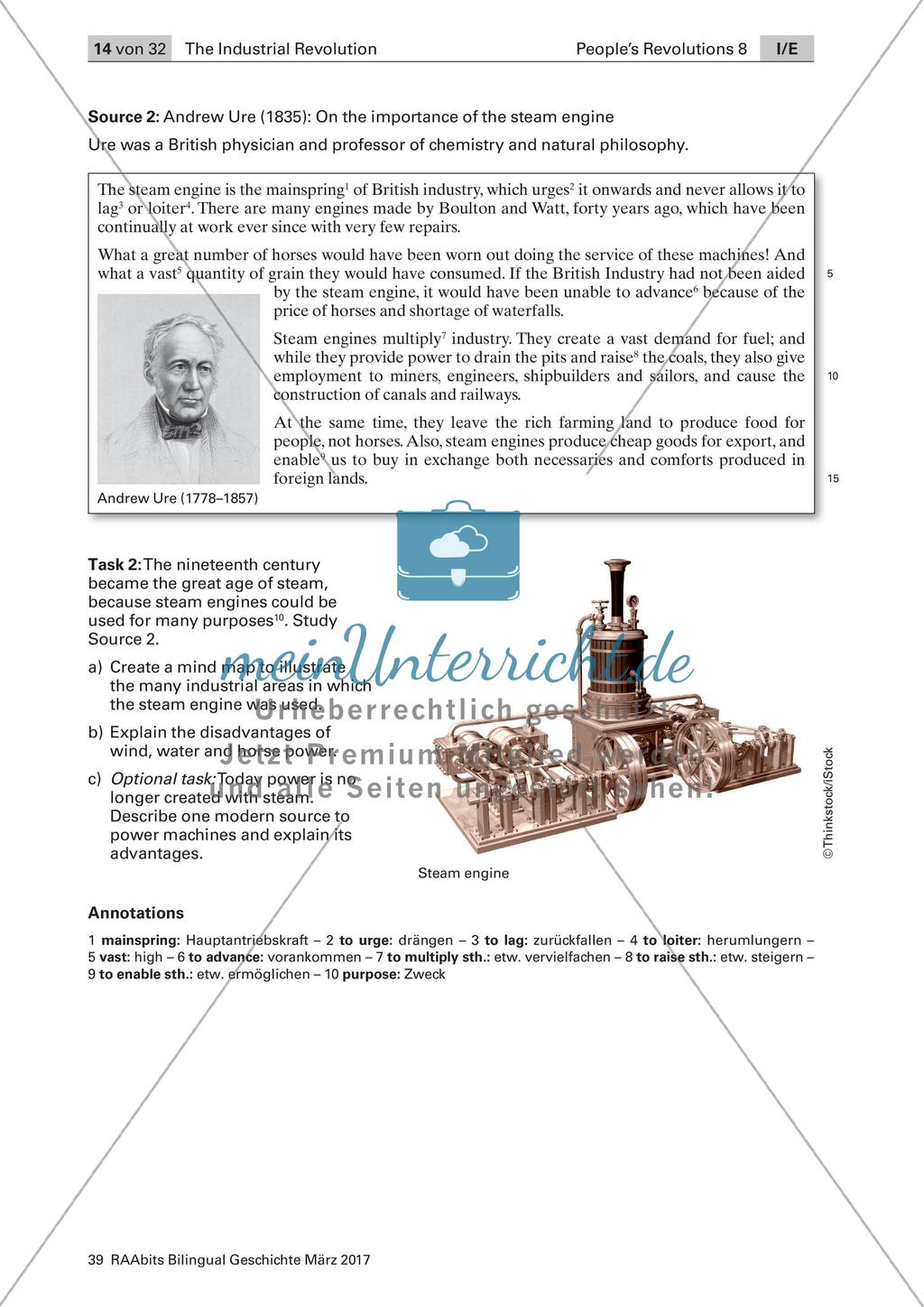 The Industrial Revolution: Stationenarbeit zum Grundlagenwissen Preview 10
