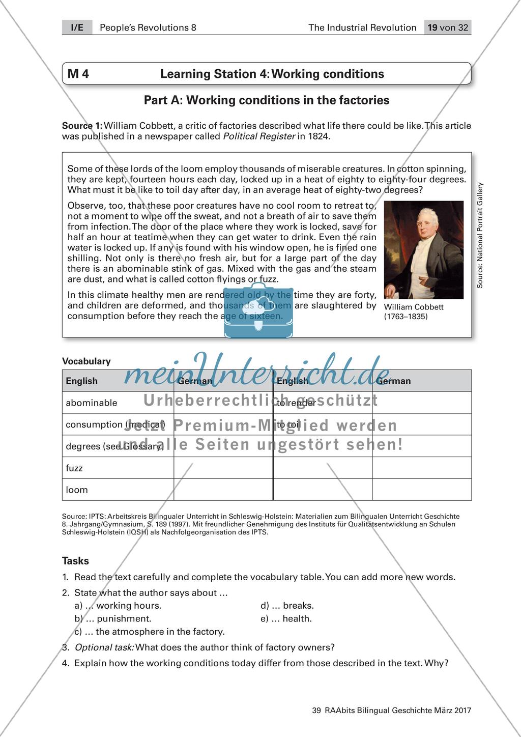 The Industrial Revolution: Stationenarbeit zum Grundlagenwissen Preview 15