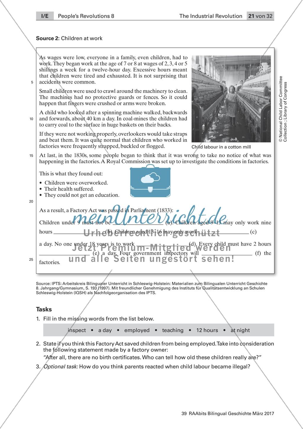 The Industrial Revolution: Stationenarbeit zum Grundlagenwissen Preview 17