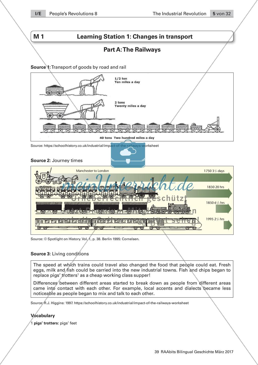 The Industrial Revolution: Stationenarbeit zum Grundlagenwissen Preview 1