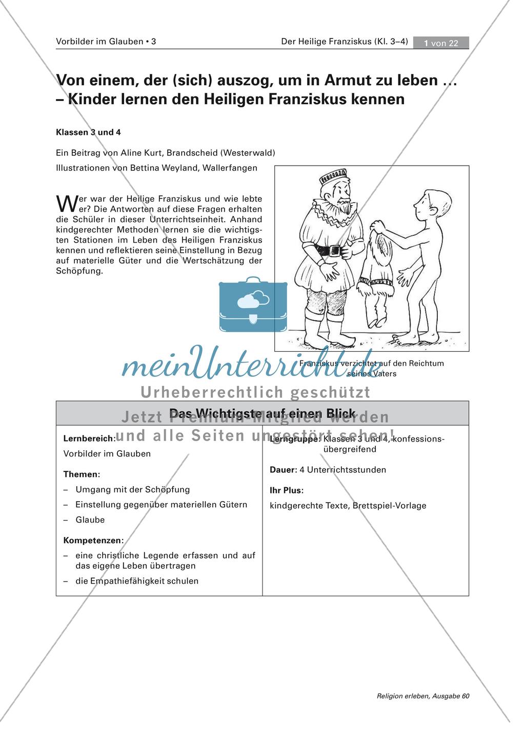Der Heilige Franziskus Preview 1