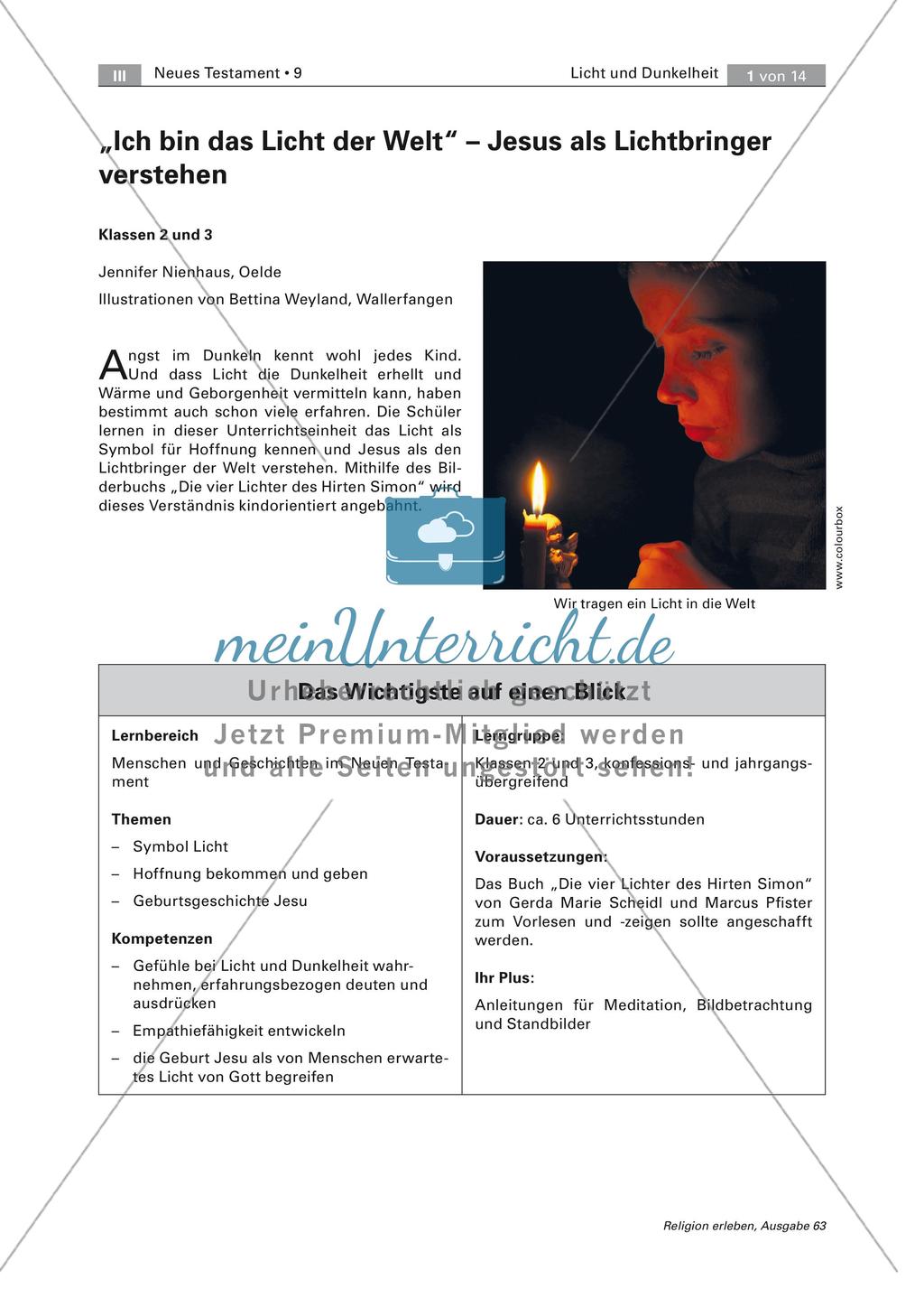 Jesus als Lichtbringer Preview 1